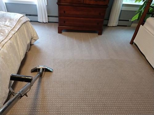 Cleaned household area rug