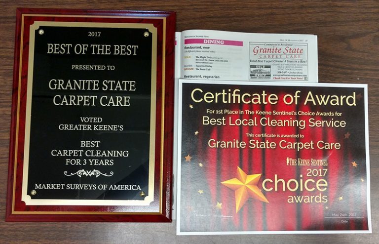 Award-winning carpet cleaning - Best of the Best, Keene