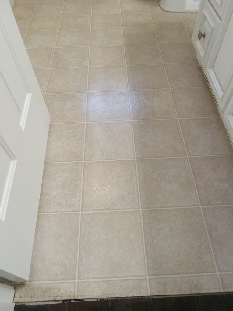 Freshly cleaned bedroom carpet