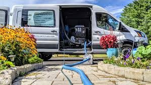 Our truck-mounted carpet cleaning van