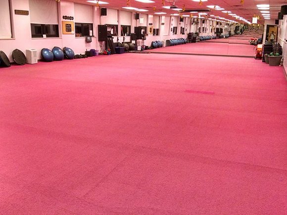 Gym carpet cleaning