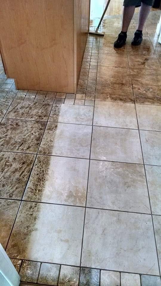 Tile and grout cleaning