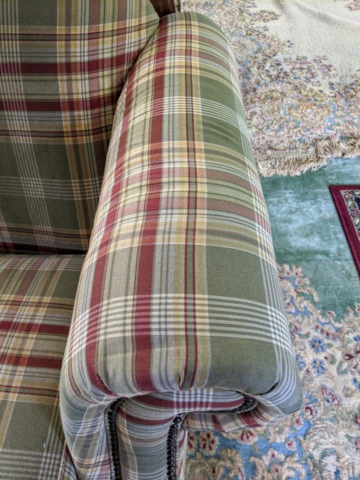 Upholstery after cleaning