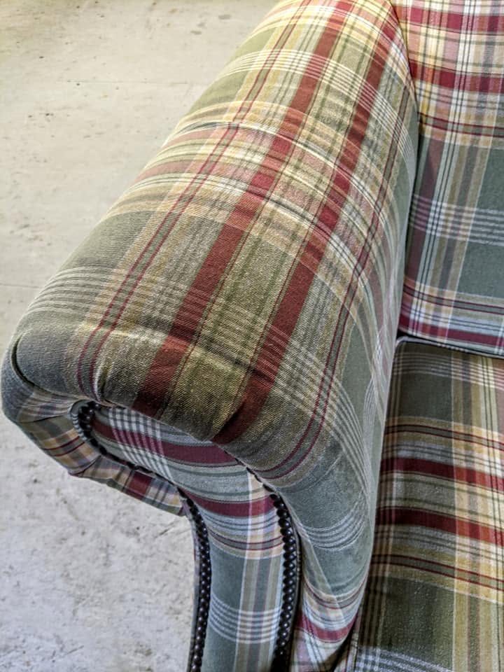 Upholstery before cleaning